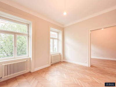 BALKONWOHNUNG - 4 - ZIMMER ALTBAUWOHNUNG - KLIMAANLAGE - NÄHE ROCHUSMARKT U3
