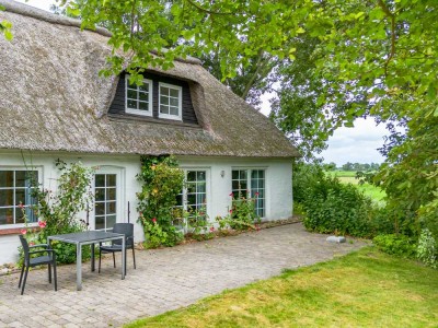 Authentisches Nordseeflair – Reetdachkate mit Naturpanorama auf dem Sommerdeich