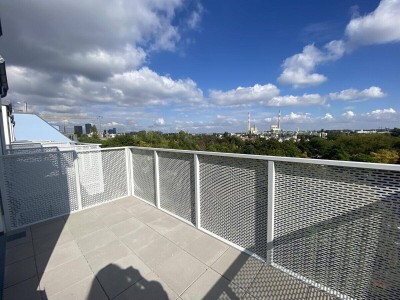 2 Zimmer + Balkon - 1 bedroom apartment + balcony ERSTBEZUG =Das Laurenz= Top Weitblick Wohnung U3