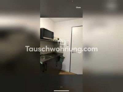 Tauschwohnung: Einzimmerwohnung voll möbliert