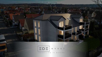 Stilvolle 3-Zimmer-Neubauwohnung im Erdgeschoss in Fürstenfeldbruck – Wohnen mit grünem Rückzugsort.