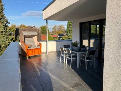 4-Zimmer-Penthouse-Wohnung mit luxuriöser Innenausstattung und umlaufender Dachterasse in Bocholt