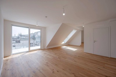 ++FonteFlats++ Fantastischer 4-Zimmer Dachgeschoss-ERSTBEZUG mit großartiger Dachterrasse