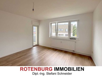 Renovierte Erdgeschoss-Wohnung, 3 Zimmer mit Balkon in stadtnaher Lage in Bebra