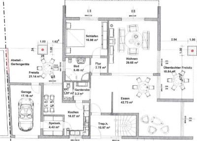 Attraktive 3-Zimmer Wohnung mit Balkon in Marburg