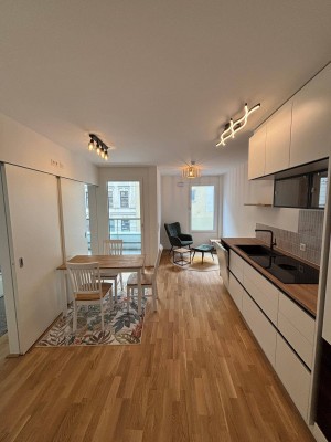 Erstbezug: Möblierte moderne 2-Zimmer-Neubauwohnung mit Loggia und hochwertiger Ausstattung in Hernals