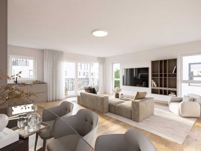Großzügige 4-Zimmer-Wohnung im 1. OG mit Südbalkon | Neubau Erstbezug in Langenfeld-Reusrath