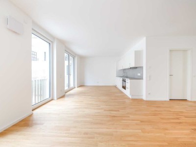 Viel Platz - hochwertige Ausstattung - Balkon: 2-Zi.-Wohnung auf 66m² im Neubau-Quartier "Schützenga
