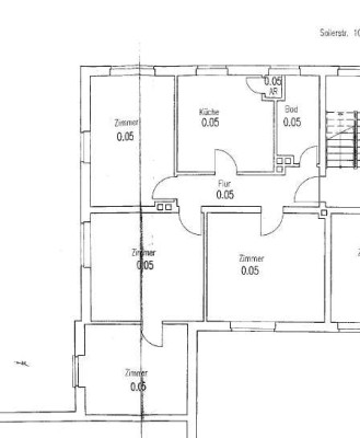 Rendite Potential für Kapitalanleger! Große, helle 4 Zi. Wohnung, ideal für WG in Uninähe!