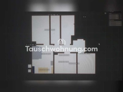 Tauschwohnung: Zentrumsnahe 4-Raum DG mit 64m², WG geeinigt