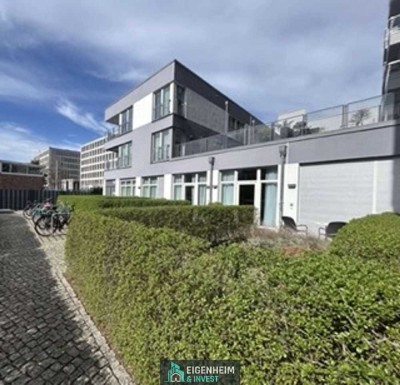 Moderne Dachterrassenwohnung mit Blick über die Stadt