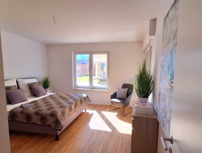 Ankommen & wohlfühlen – 3 Zimmer mit Balkon ins Grüne