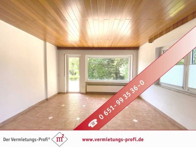Irrel: Dreizimmerwohnung mit großer Terrasse, Garten, Stellplatz und nur 3 km bis Luxemburg