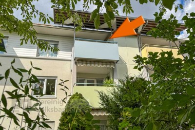 Barrierefreies Wohnen mit großem Balkon und schöner Fernsicht zu vermieten
