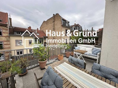 Haus & Grund Immobilien GmbH - luxuriöse Maisonettewohnung mit Dachterrasse im Herzen von Neuenheim