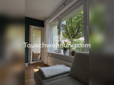 Tauschwohnung: Ruhig gelegene Erdgeschosswohnung im Grünen
