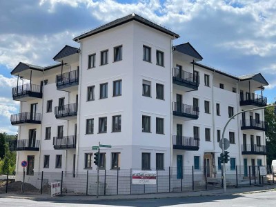 Moderne 2 Raumwohnung in Eberswalde mit Südbalkon zum Garten.