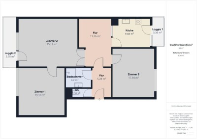 *FAMILIENHIT* Helle, barrierefreie 4-Zimmer Eigentumswohnung mit 2 Loggien und PKW-Stellplatz