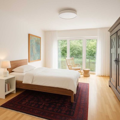 Lichtdurchflutete 3-Zimmer-Wohnung in Top-Lage nahe Rhein