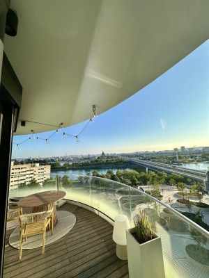 3-Zimmer-Wohnung mit Blick auf Stephansdom und Donau - nur 2 min. zur U1 Donauinsel