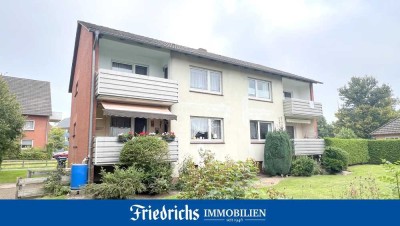 Renovierte 3-Zimmer-Obergeschosswohnung mit Loggia im Ortsteil Ofen/Bad Zwischenahn