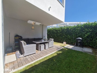 Eigentumswohnung mit eigenem Garten und Garagenstellplatz im Zentrum von Bad Vöslau!