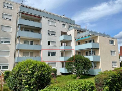 Helle 1,5-Zimmer Wohnung mit großem Südwest-Balkon - Ideal für Singles oder Pendler!