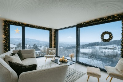 Stilvolles Eckreihenhaus mit Pool und traumhaftem Blick auf den Bodensee!