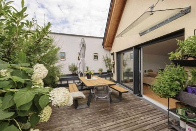 Hallo,Sie haben mich noch nicht entdeckt? eine große 2-Zimmer Dachterrassenwohnung in Mondsee