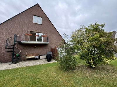 Wohnen im Reuschenberger Blumenviertel 
3-Zimmerwohnung mit Balkon, Terrasse und Gartennutzung