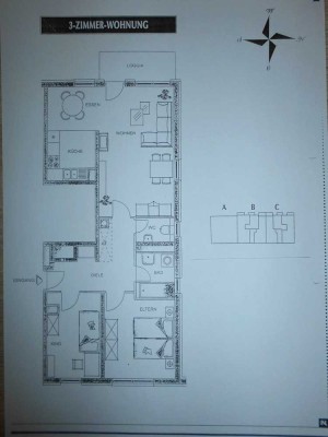 Stilvolle 3-Raum-Hochparterre-Wohnung mit gehobener Innenausstattung mit EBK in München Pasing