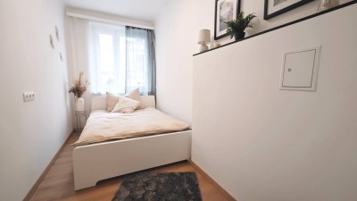 *** VOLLMÖBLIERTE, GEMÜTLICHE 2-ZIMMER WOHNUNG (38m2) * Separates Schlafzimmer * Gartenmitbenutzung * Ideal für Single oder Pärchen * Provisionsfrei