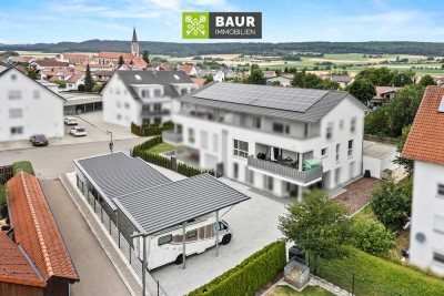 360°| Moderne 3,5 Zimmer-Wohnung in Langenenslingen mit Garage und Carport