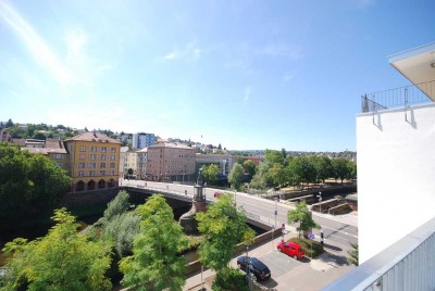 Geniesserpenthouse - phantastische Aussicht auf Enz und Innenstadt - ideal für Singles oder Pärchen