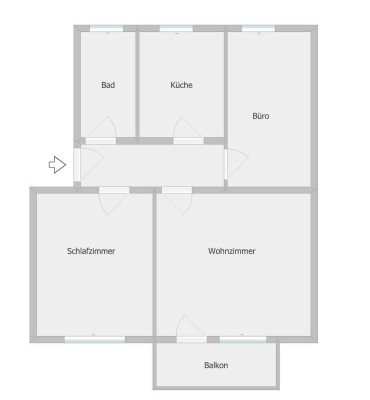 Charmante, renovierte 3-Zimmer-Wohnung