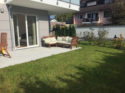 Exklusive 2-Zimmer-Wohnung mit 80 m2 eigenem Garten in München