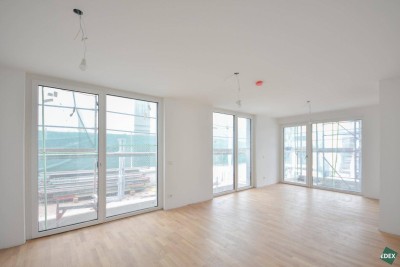 Erstbezug mit Terrasse: Schöne 3-Zimmer-Wohnung mit moderner Ausstattung