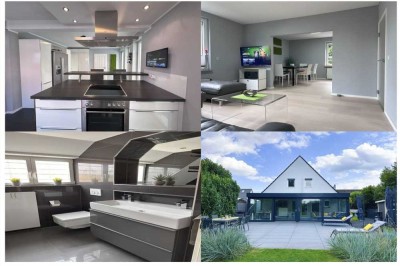 Bezugsfertig - modern mit Wintergarten, Sauna, XXL-Terrasse, Klima, Photovoltaik - nahe Düsseldorf