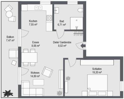 Betreutes Wohnen in Altdorf - Rollstuhlgerechte OG-Wohnung mit großzügigem Balkon!
