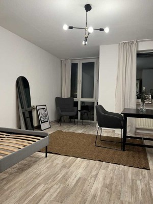 Komplett möblierte 1 Zimmer Wohnung - 2 min von der Sbahn - Direkt bei der HAW Bergedorf