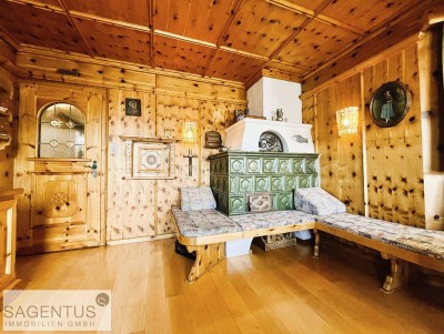 WOHNPERLE in Seefeld: 104m² große 4-Zimmerwohnung mit TIROLER ZIRBENSTUBE und 3 Balkonen fußläufig zum Skigebiet!