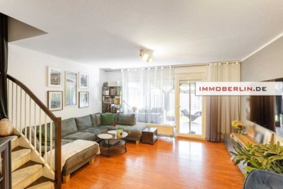 IMMOBERLIN.DE - Top-Familienlage! Sehr ansprechendes Reihenendhaus mit Südgarten & zwei Pkw-Stellplä