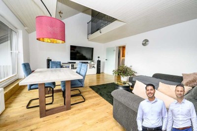Maisonettewohnung mit 4 Zi., EBK, Tageslichtbad und TG-Stellplatz!