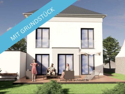 Neubau mit Keller, A+, KfW 40, PV Anlage, Fußbodenheizung,  mit Grundstück zum Festpreis!