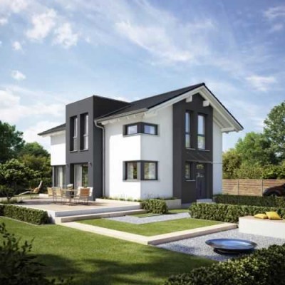 Moderner Neubau mit Ecken und Kanten aus dem Haus Bien Zenker inkl. Baugrundstück in TOP LAGE