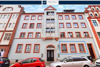 Barrierearme Mietwohnung mit Gartenmitbenutzung im Zentrum der Stadt Stralsund