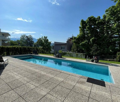 Exklusive 3-Zimmer-Mietwohnung mit eigenem Swimming-Pool in Innsbruck / Kranebitten