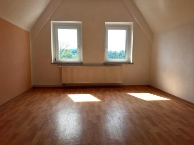 3R-Wohnung Maisonette/Mansarde 54 qm, Dachgeschoß, im Zentrum von Kohren-Salis