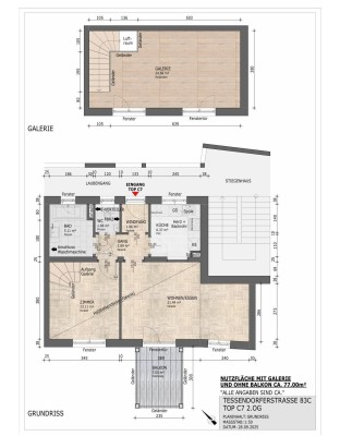 Ruhige 3-Zimmer-Maisonette mit Balkon &amp; Waldblick - sofort beziehbar