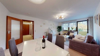 3 Zimmerwohnung mit 2 Balkonen und Blick auf Probstsee, barrierefrei erreichbar